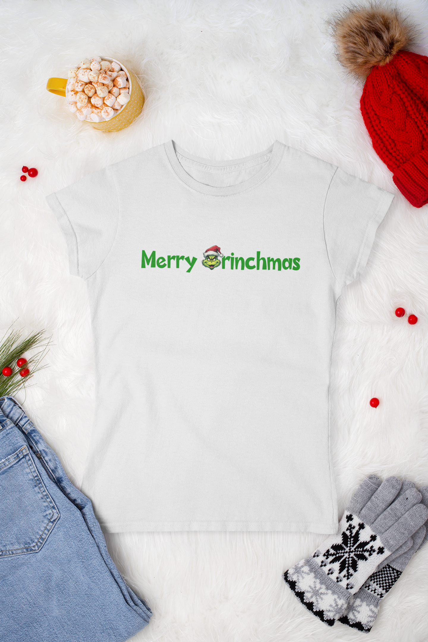 Christmas - Merry Grinchmas - Adult Tee