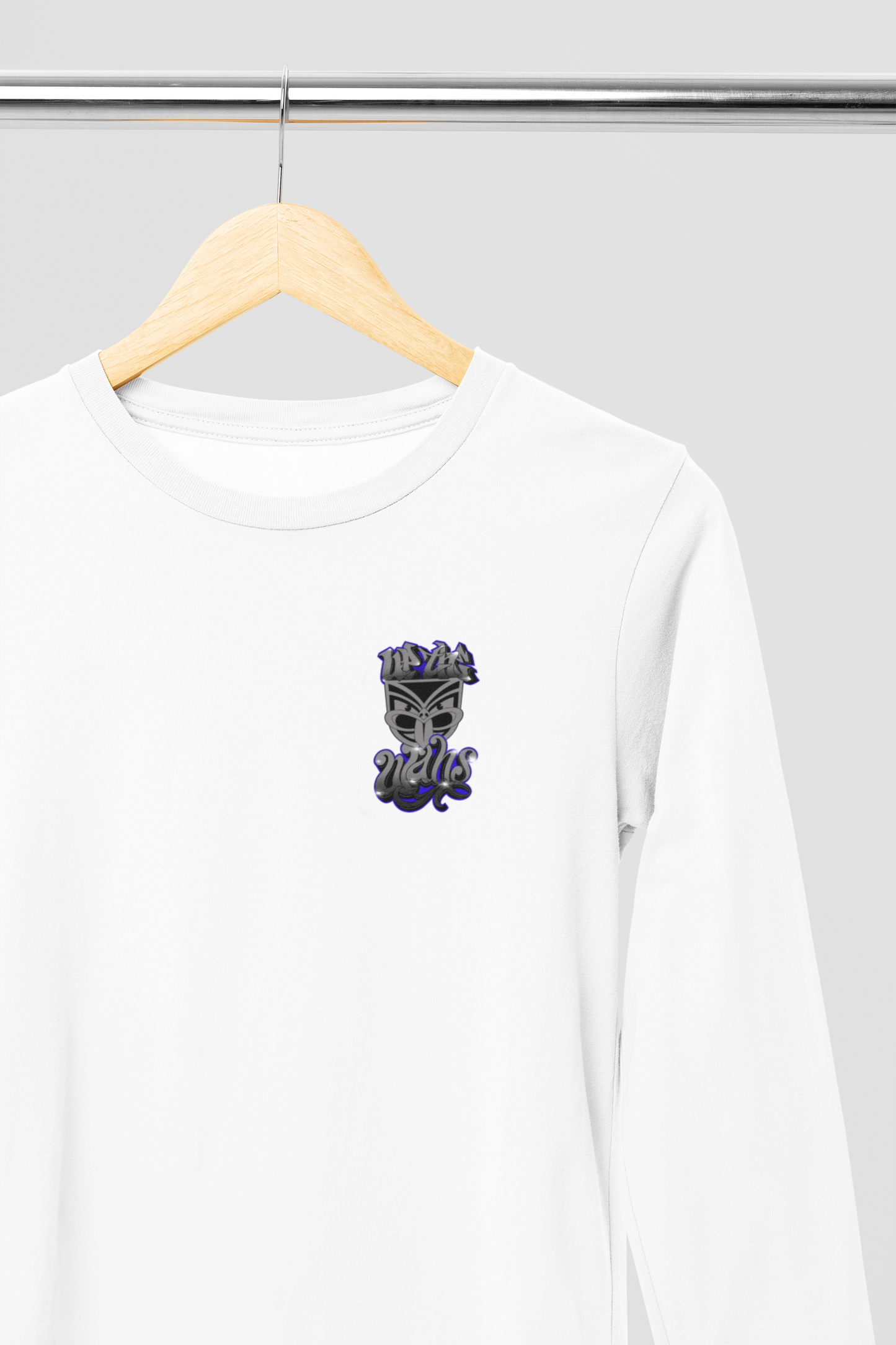 * LIMITED EDITION * UP THE WAHS GRAFFITI BADGE - Long Sleeve Tee
