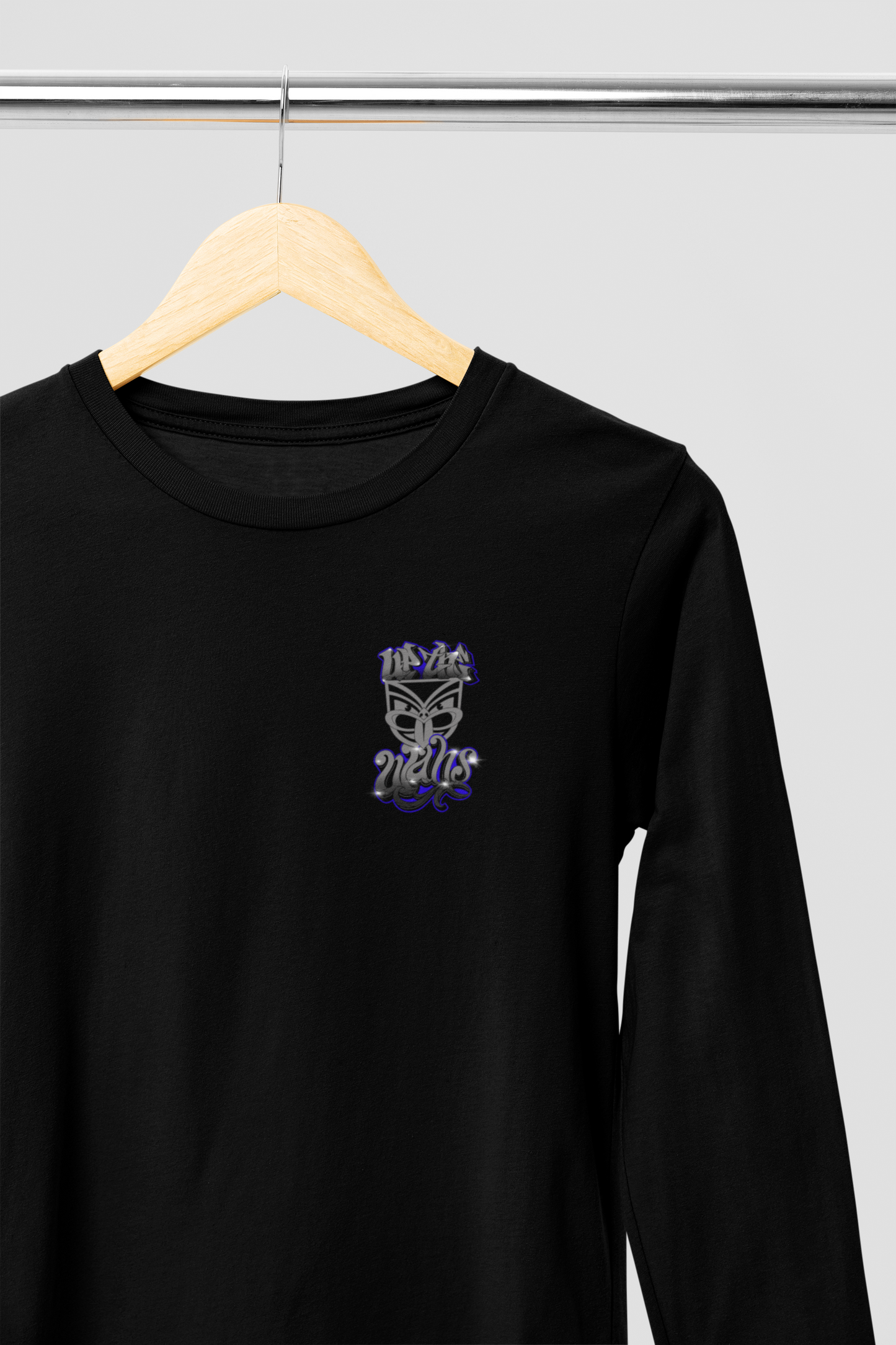 * LIMITED EDITION * UP THE WAHS GRAFFITI BADGE - Long Sleeve Tee