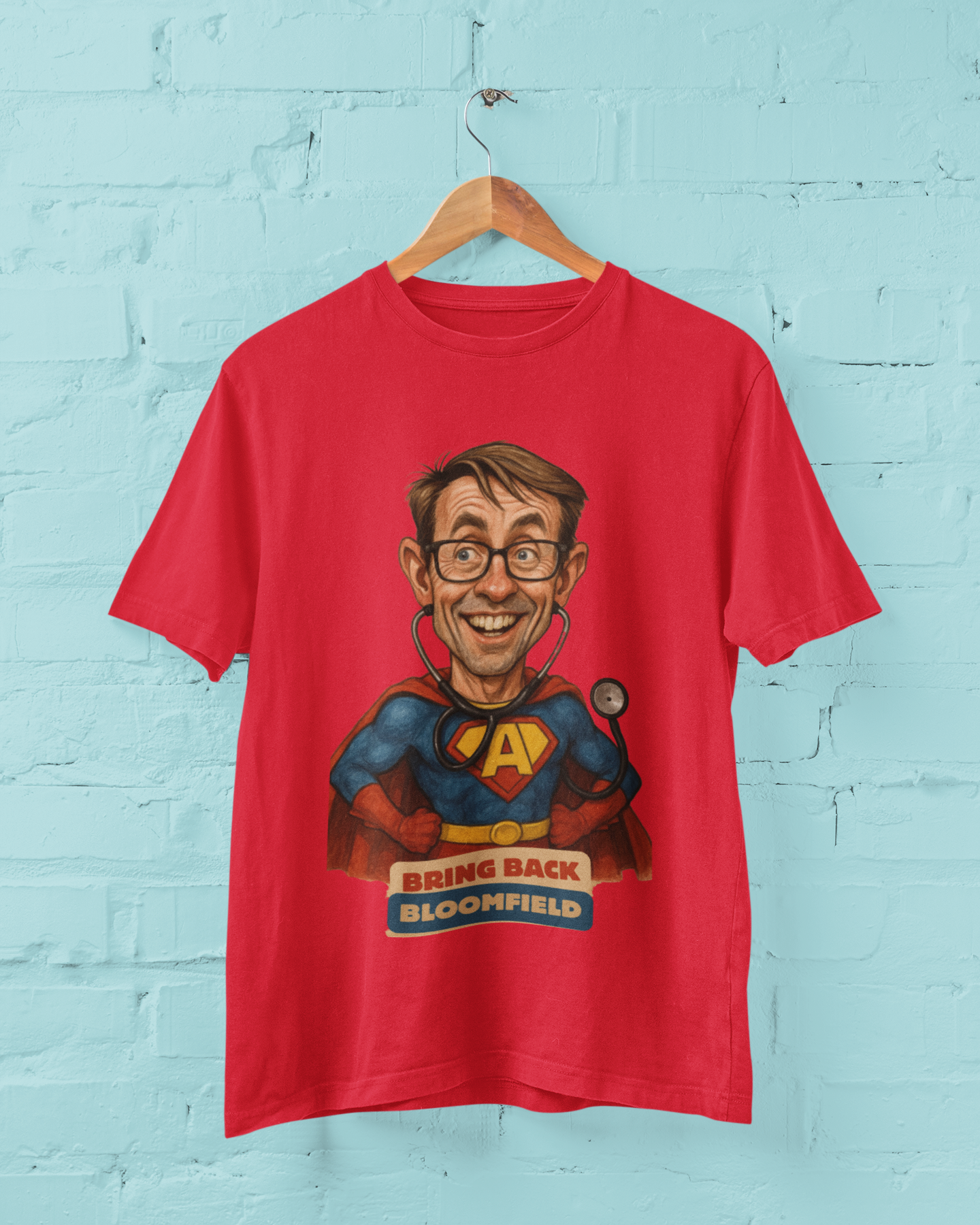 BRING BLOOMFIELD BACK -ARTIST ALICE CHISNELL-KALOUNIVITI -T-SHIRT