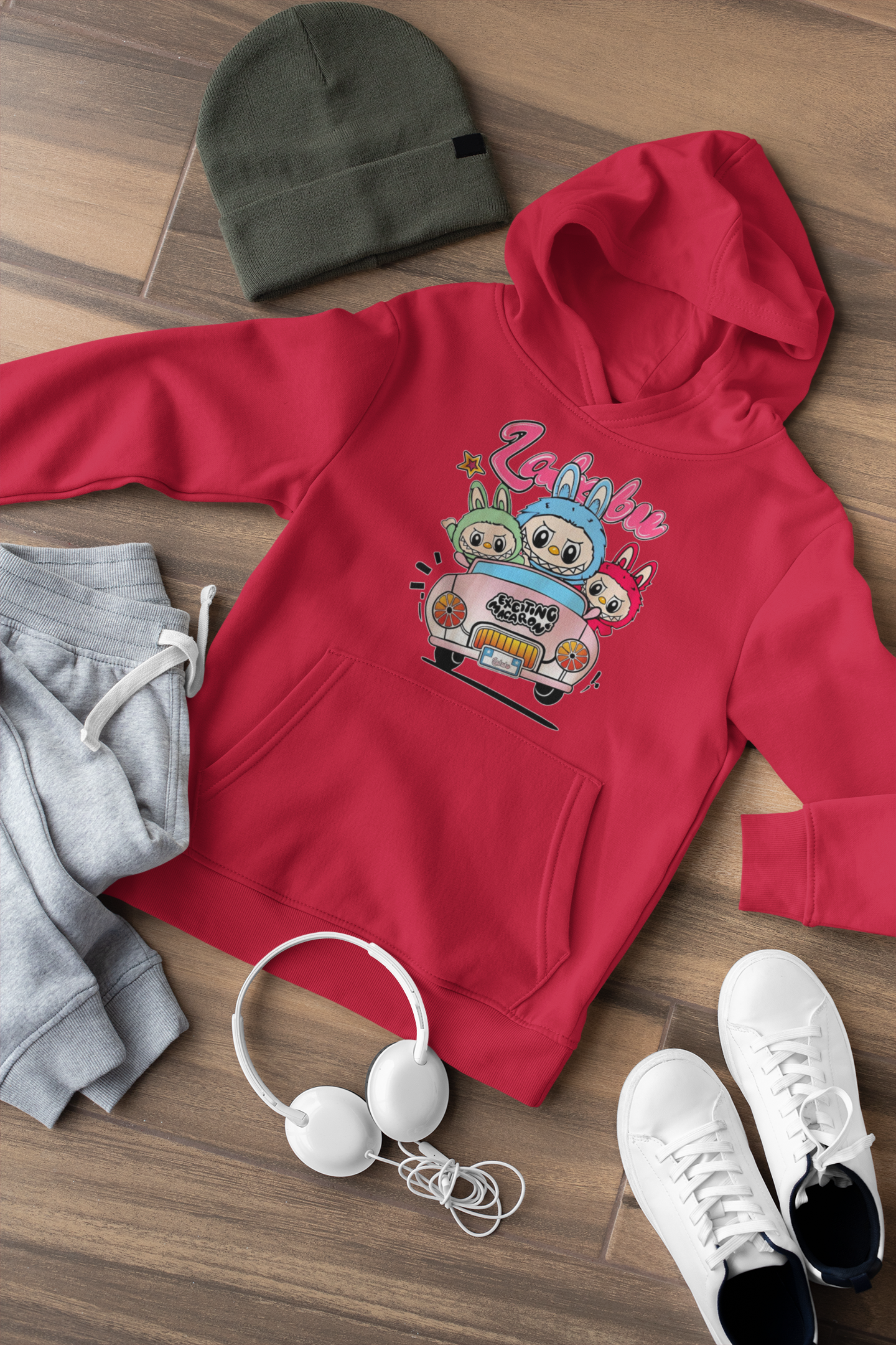 Crusin' with Labubu's - Childrens Hoodie
