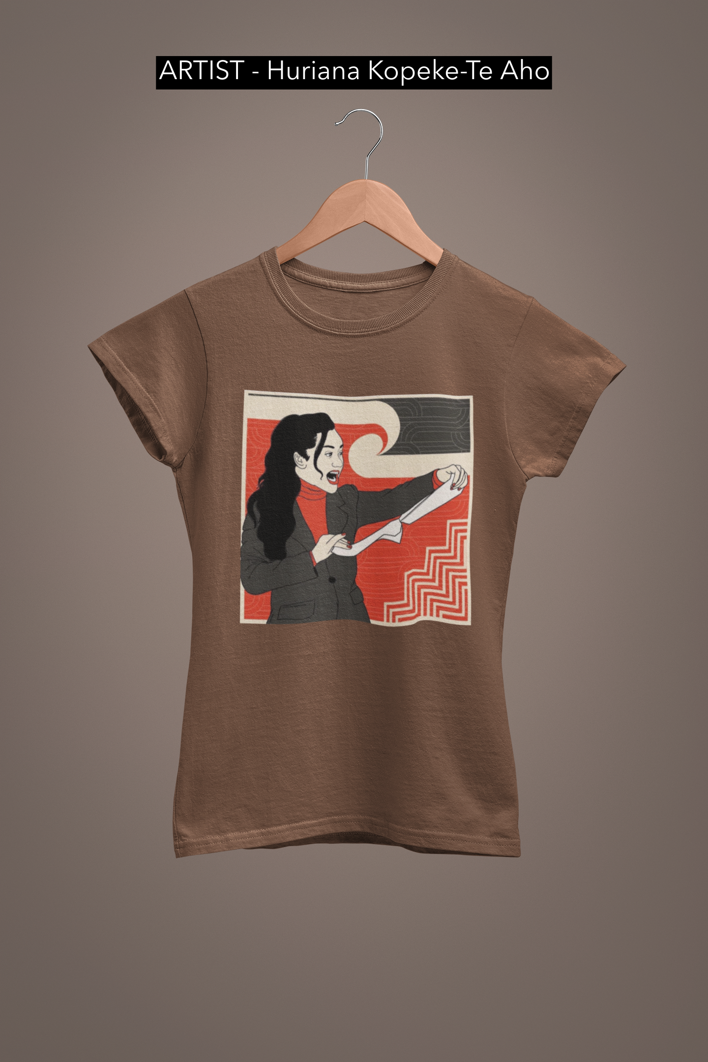 ARTIST - Huriana Kopeke-Te Aho - Hana Rawhiti Maipi Clarke - No Bill. - Adult Tee