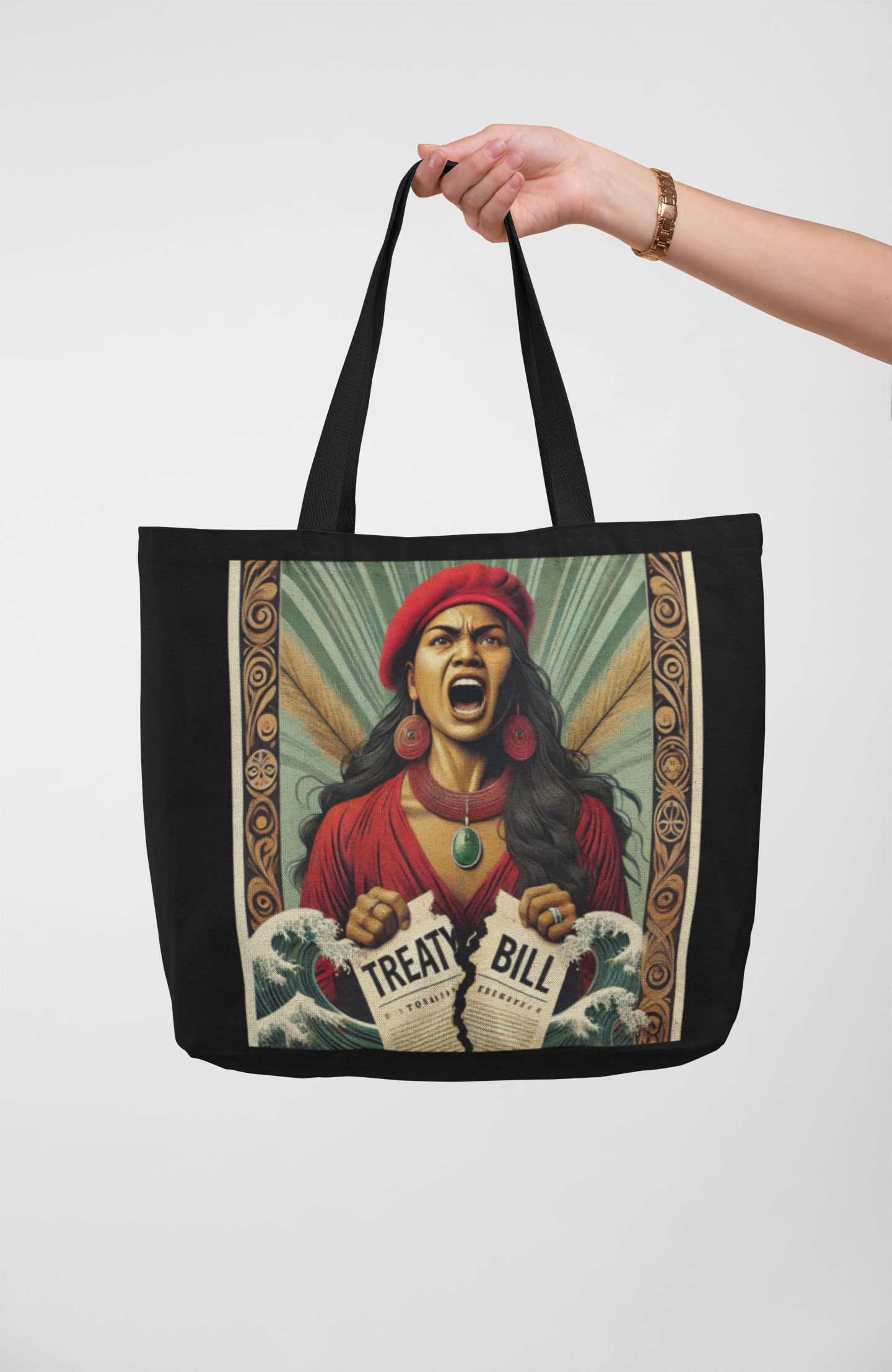 NO BILL - ARTIST ALICE CHISNELL-KALOUNIVITI - TOTE BAG
