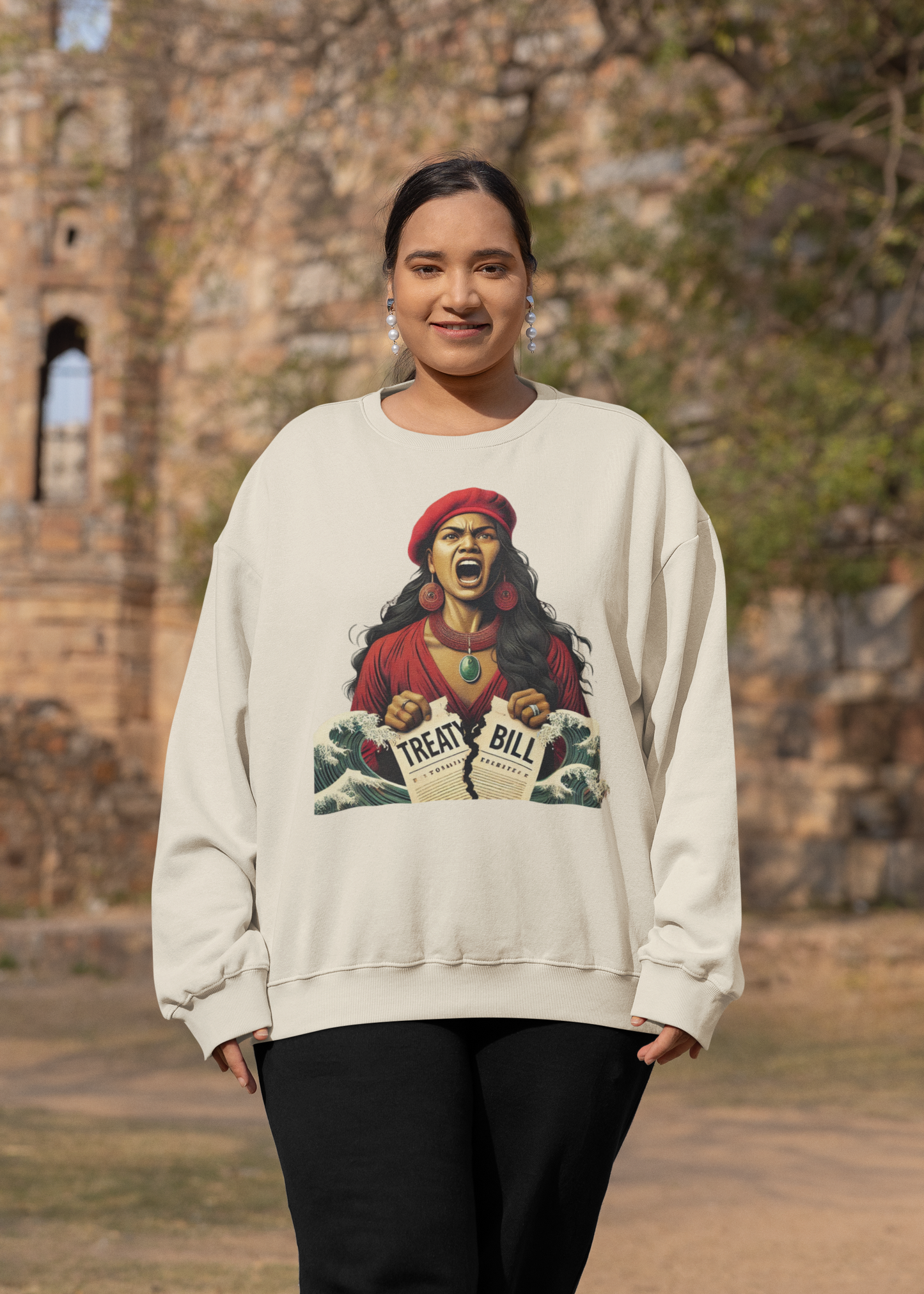 NO BILL - ARTIST ALICE CHISNELL-KALOUNIVITI - CREWNECK