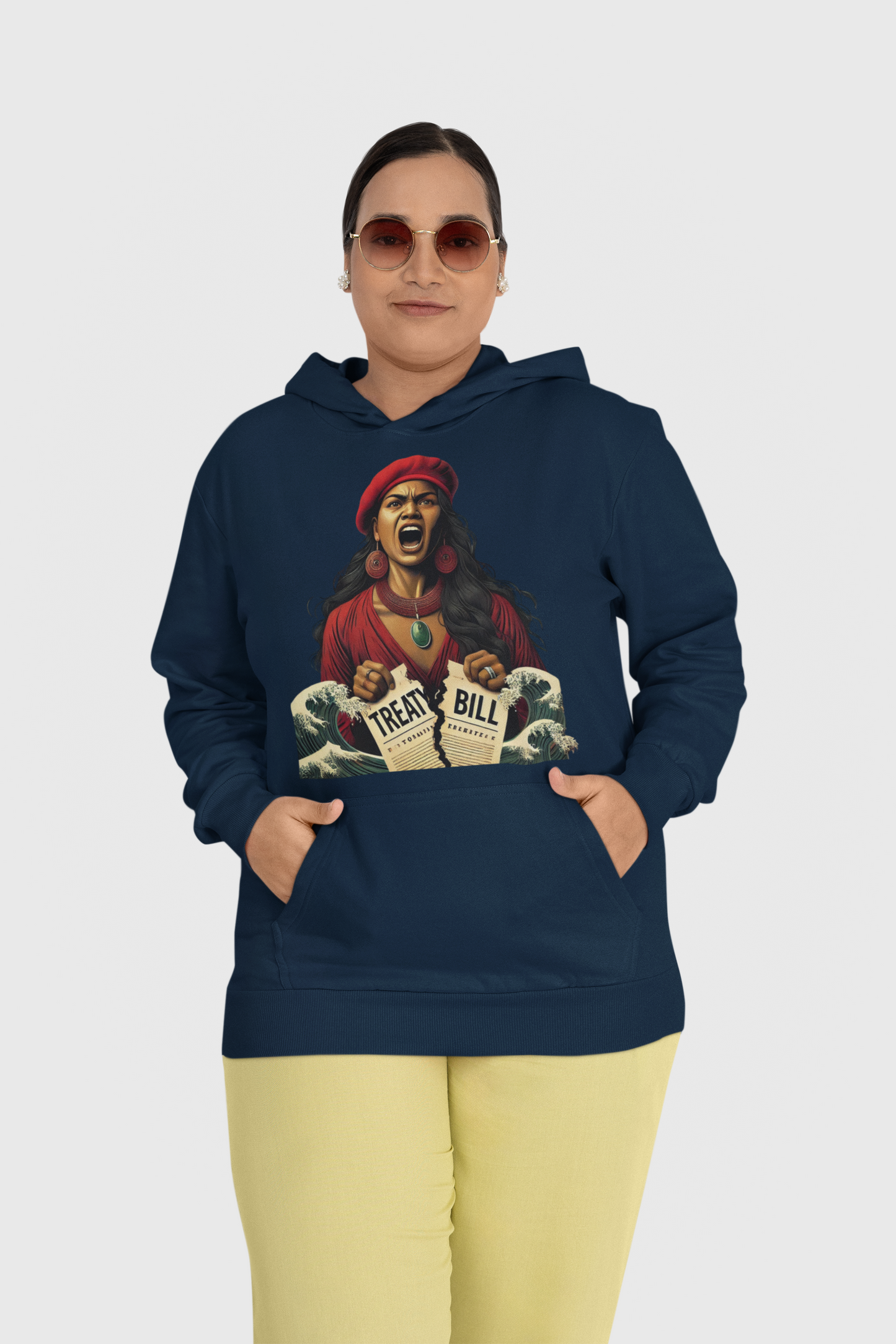 NO BILL - ARTIST ALICE CHISNELL-KALOUNIVITI - HOODIE