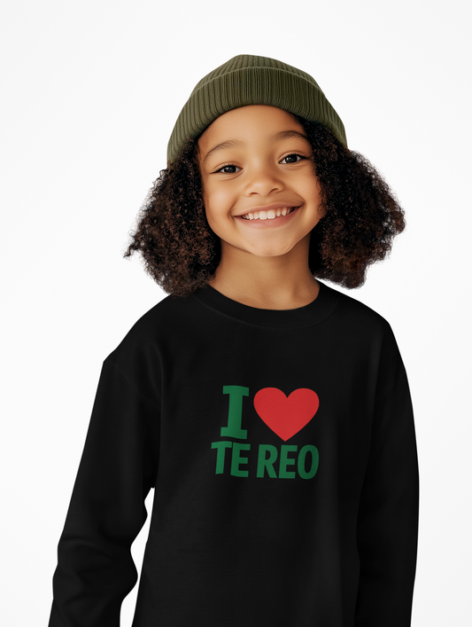 I ❤️ TE REO - KIDS CREWNECK