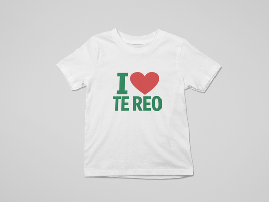 I ❤️ TE REO - KIDS TEE