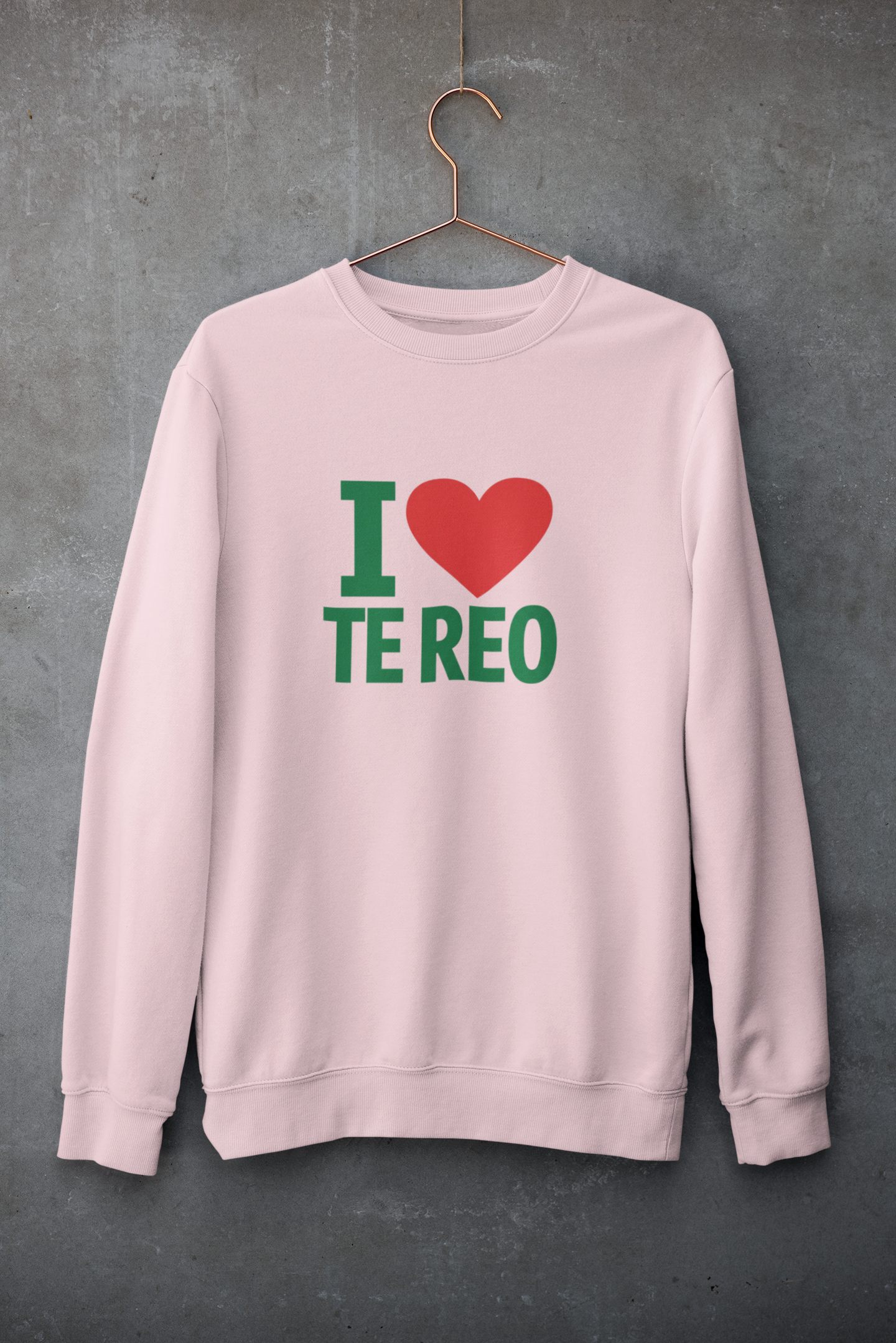 I ❤️ TE REO - ADULT CREWNECK