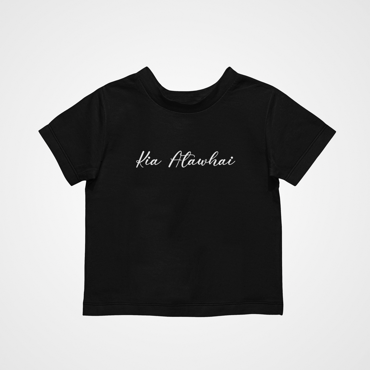 Kia Atawhai Script - Childrens Tee