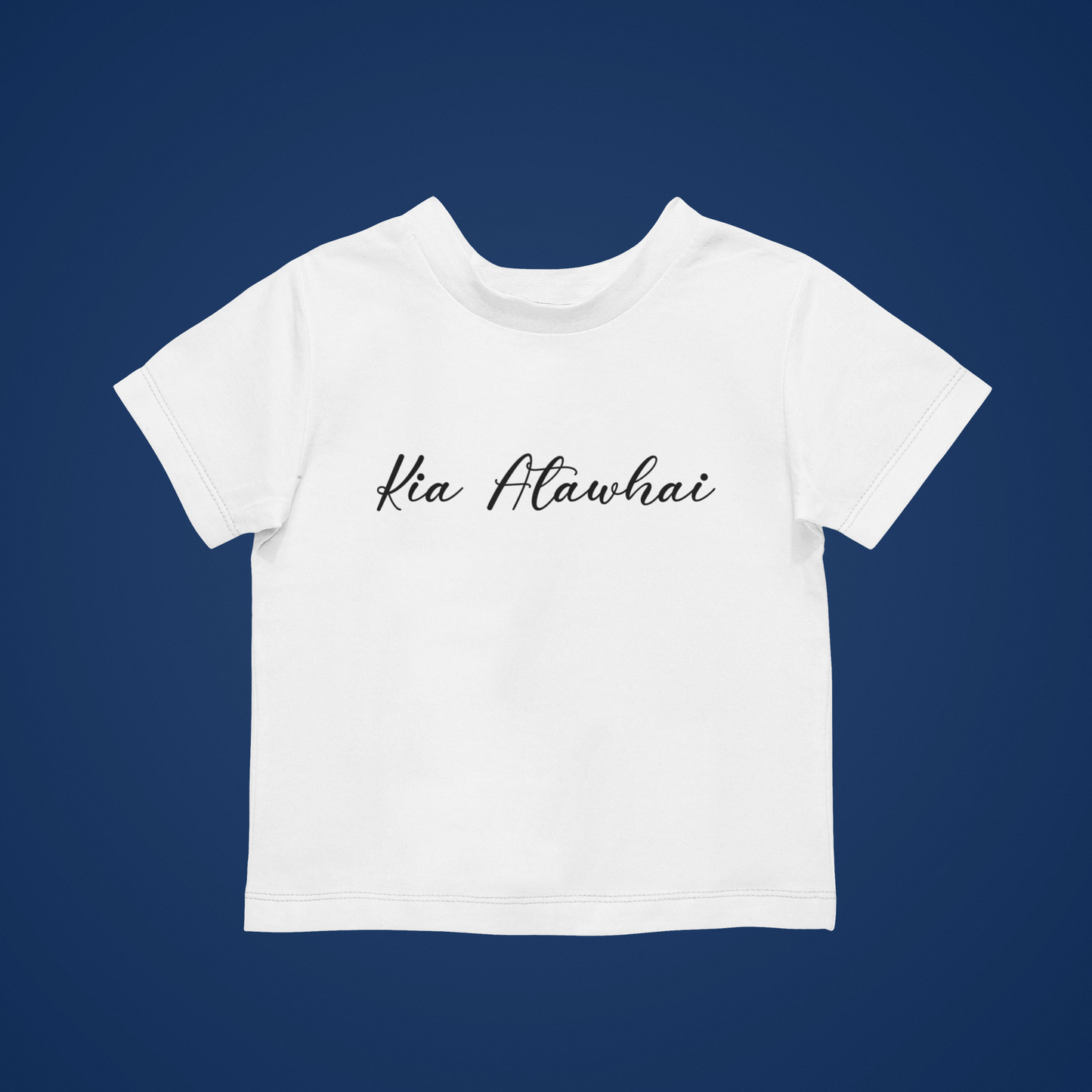 Kia Atawhai Script - Childrens Tee