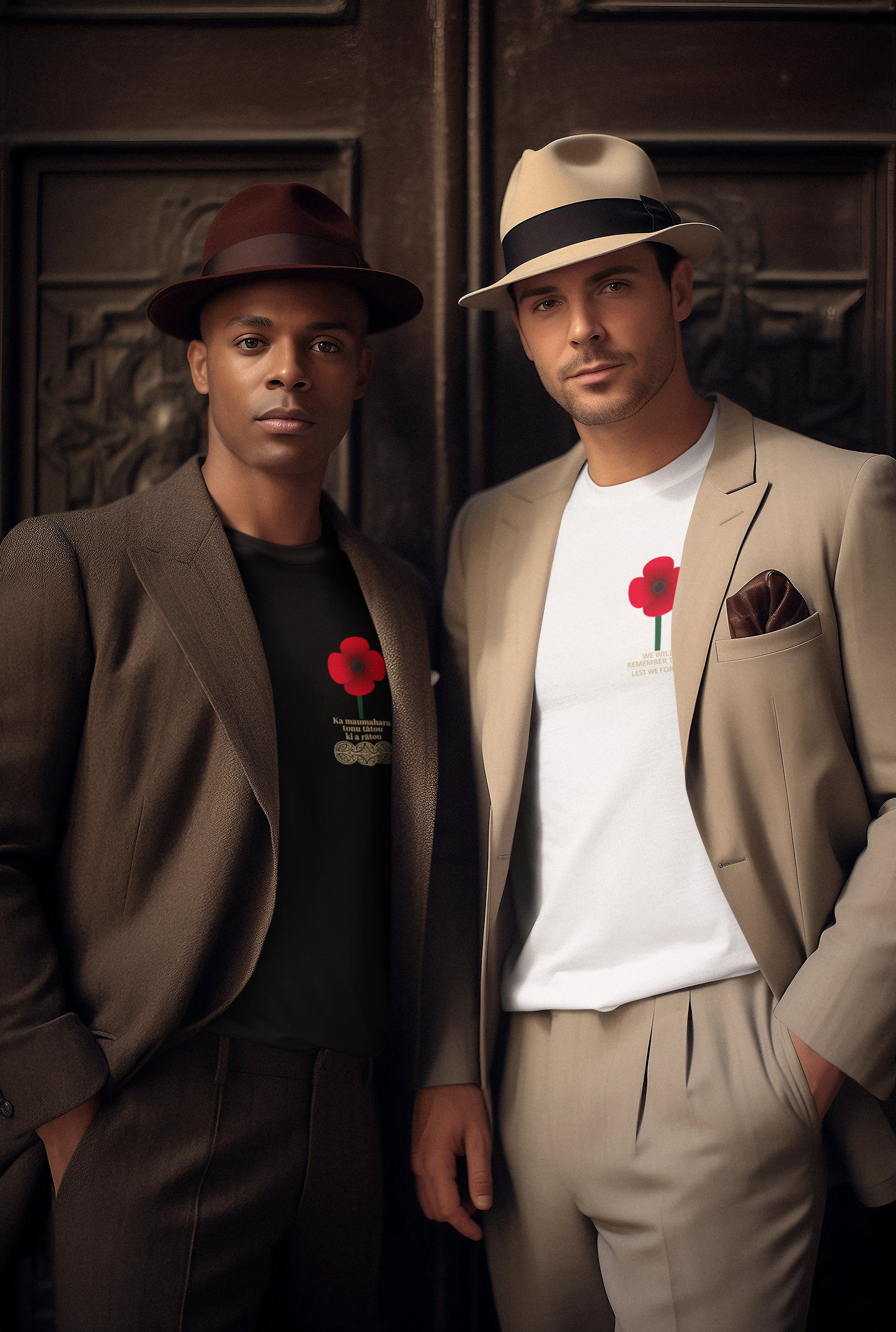 Anzac - Badge - We Will Remember Them, Lest We Forget   - Long Sleeve Tee