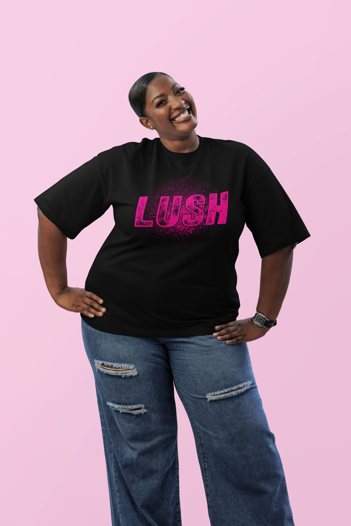 LUSH - PINK - ADULT TEE