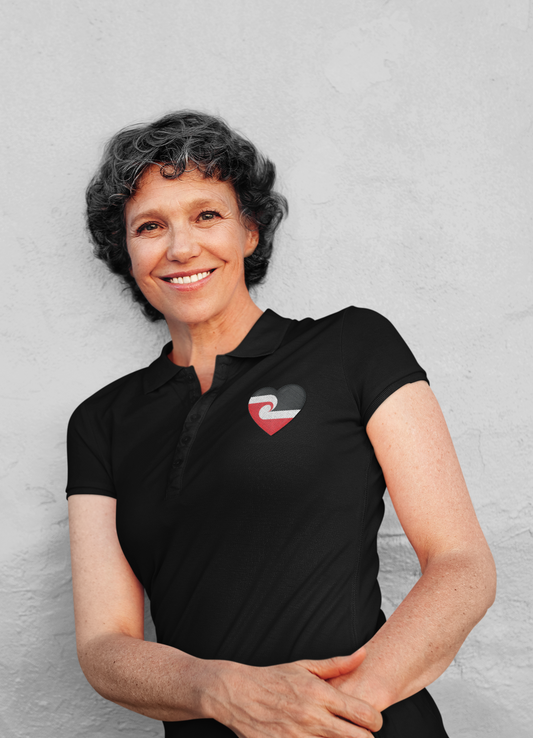 TINO RANGATIRATANGA HEART - POLO SHIRT