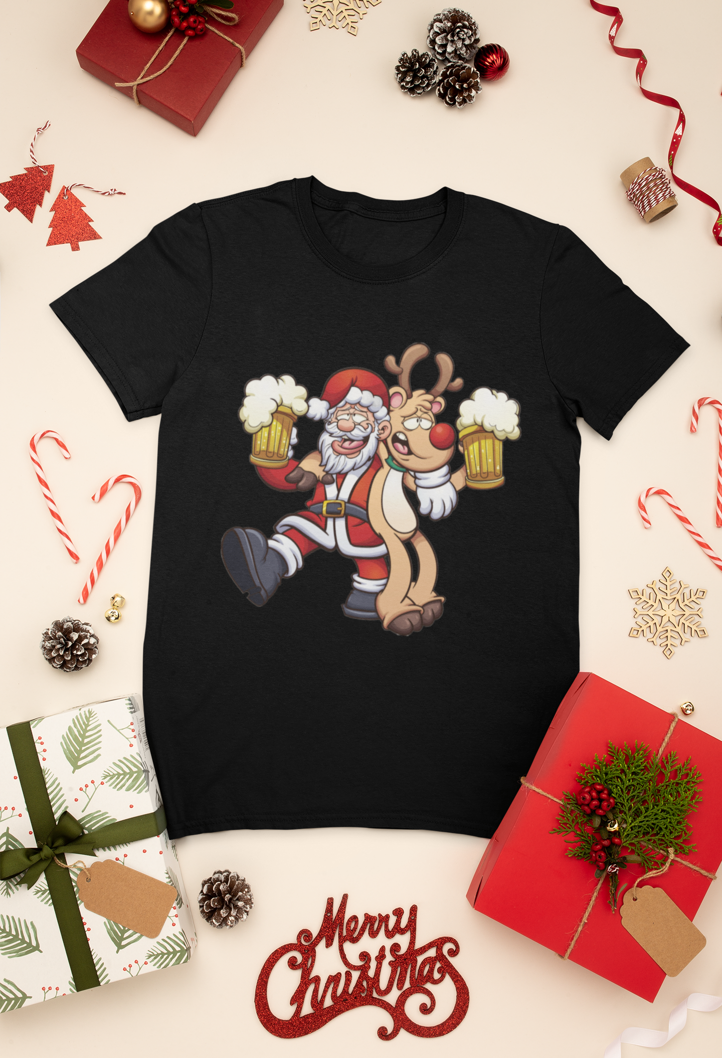Merry Drunk'n Christmas - Adult Tee