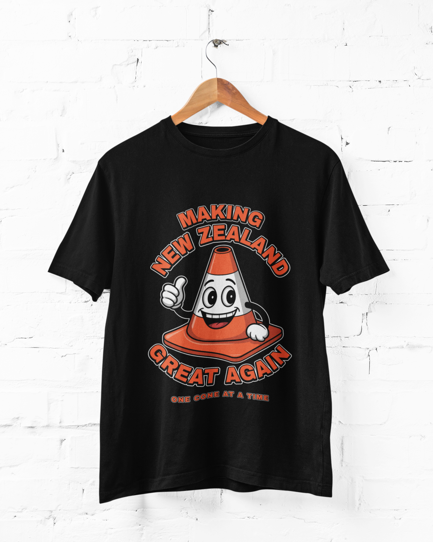 ONE CONE AT AT TIME - ADULT TEE