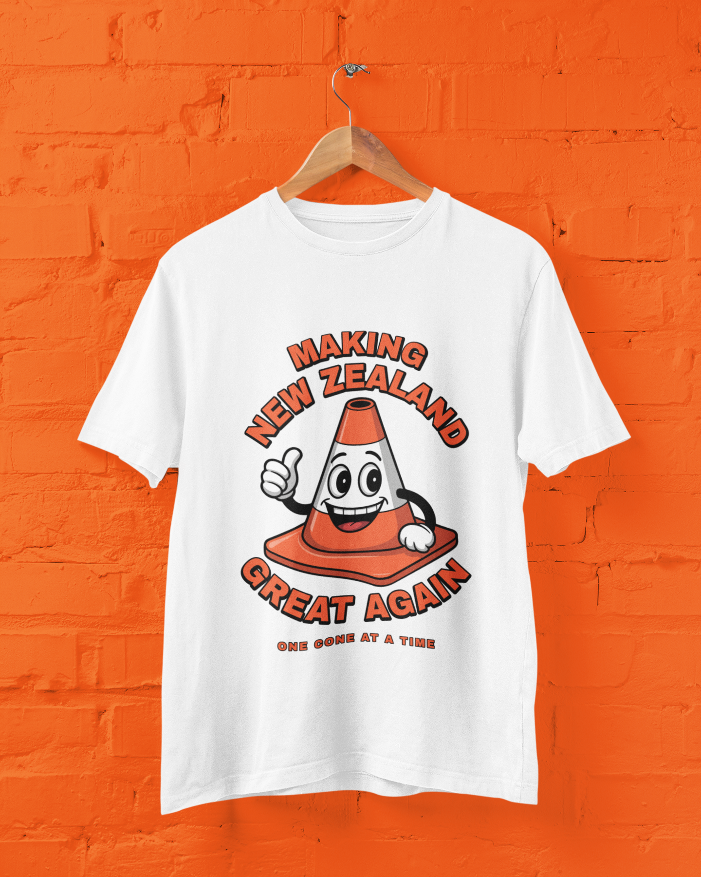 ONE CONE AT AT TIME - ADULT TEE