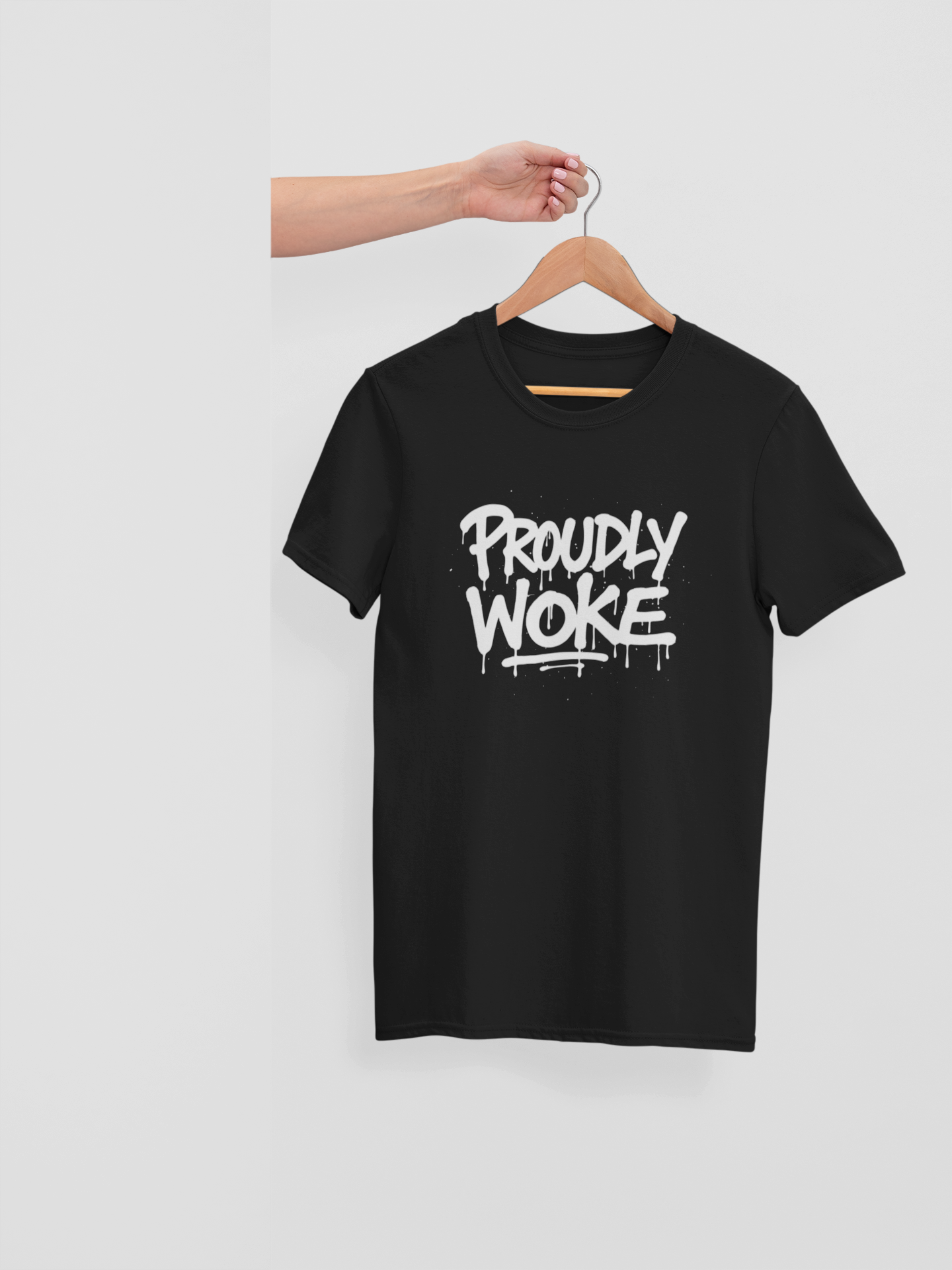 PROUDLY WOKE - ADULT TEE
