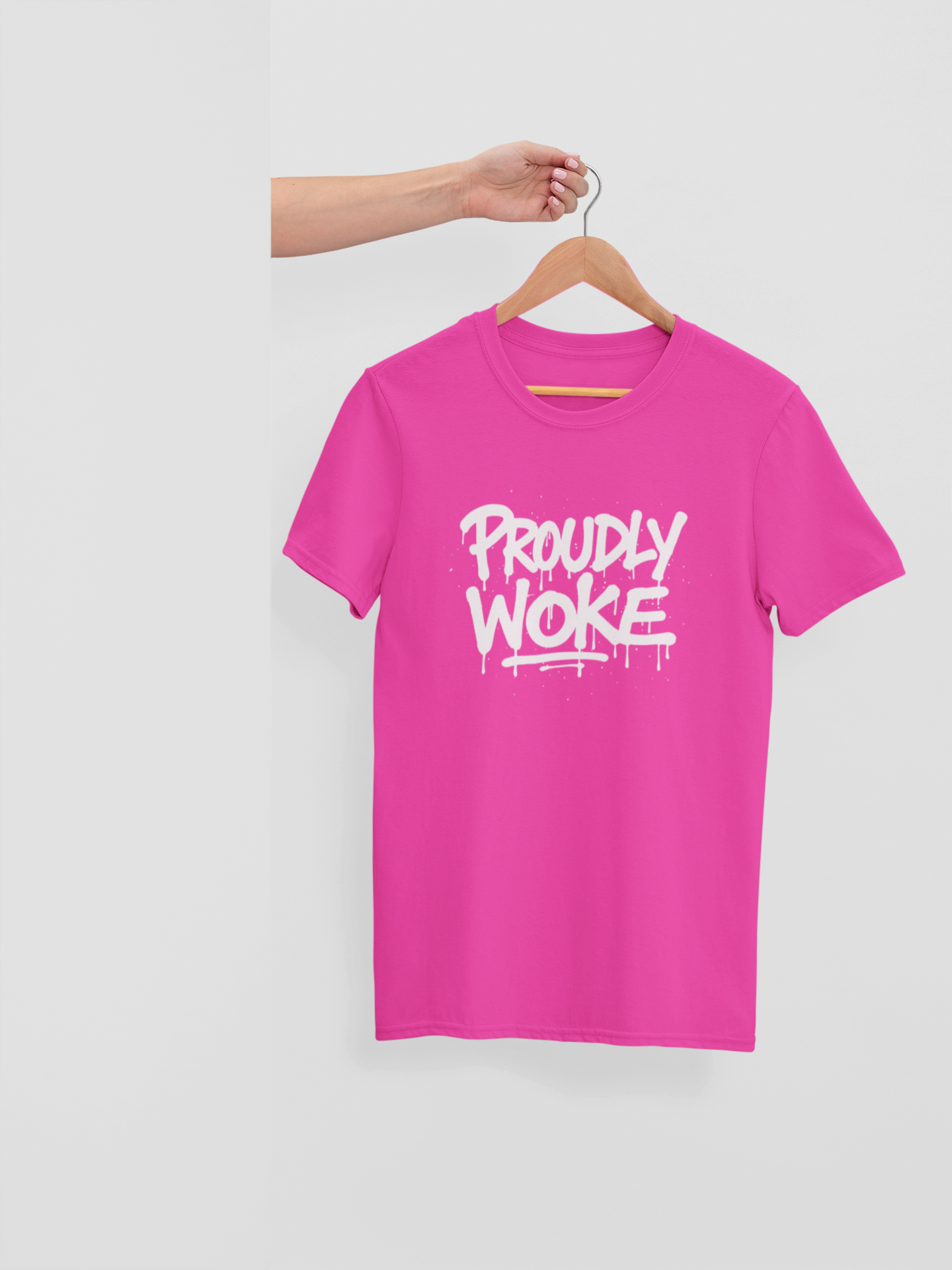 PROUDLY WOKE - ADULT TEE