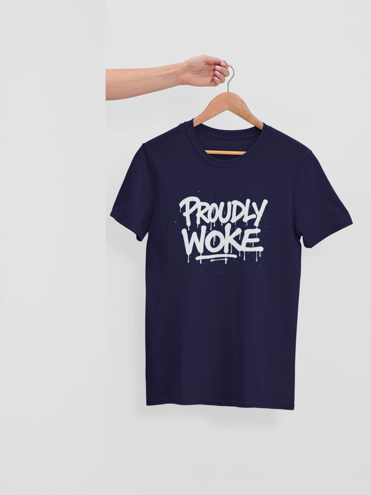 PROUDLY WOKE - ADULT TEE