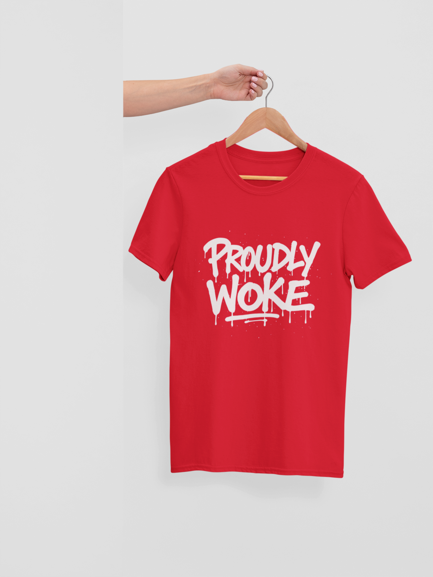 PROUDLY WOKE - ADULT TEE