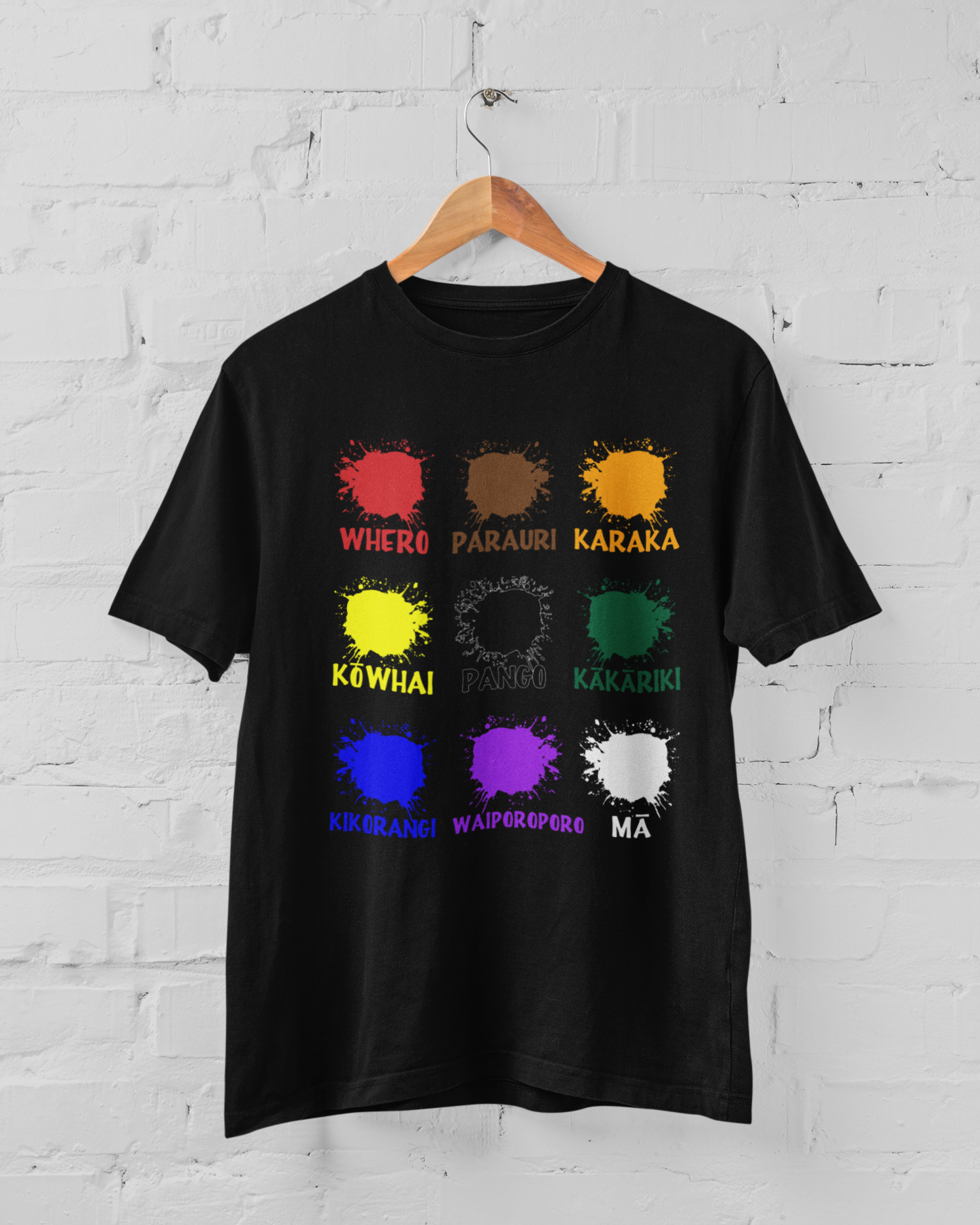 TE REO COLOUR PATCHES - ADULTS TEE