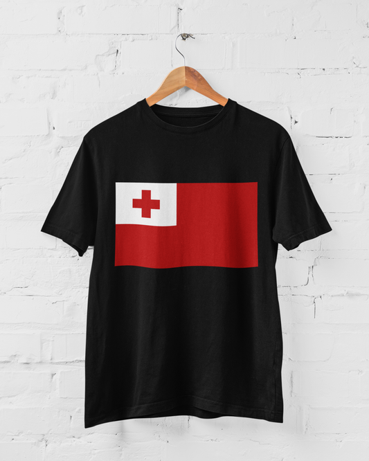 TONGA FLAG - ADULT TEE