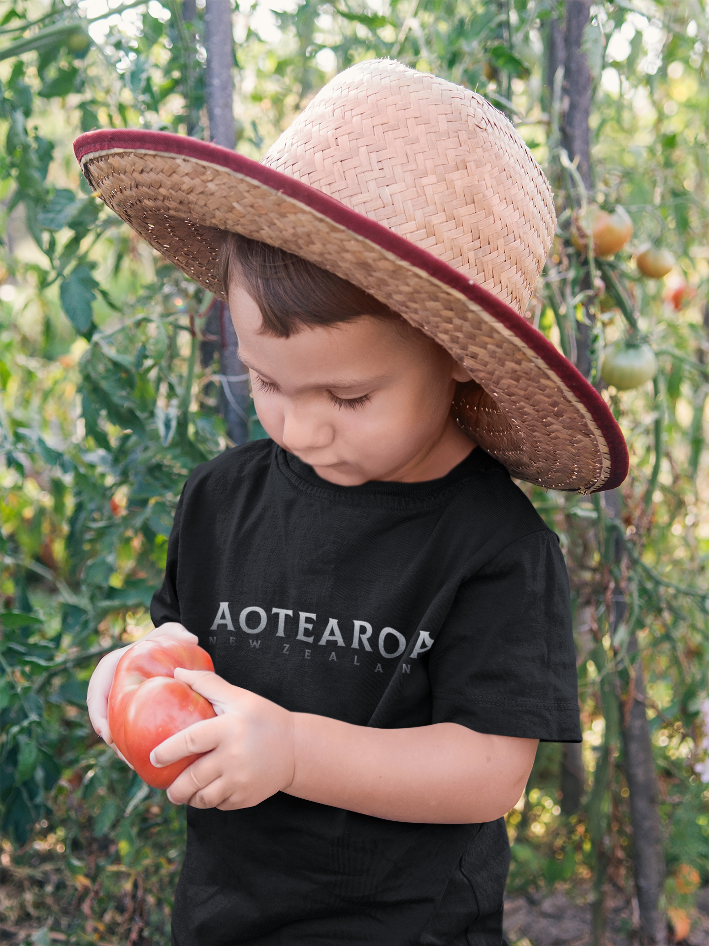 Aotearoa NZ (silver) - Kids Tee
