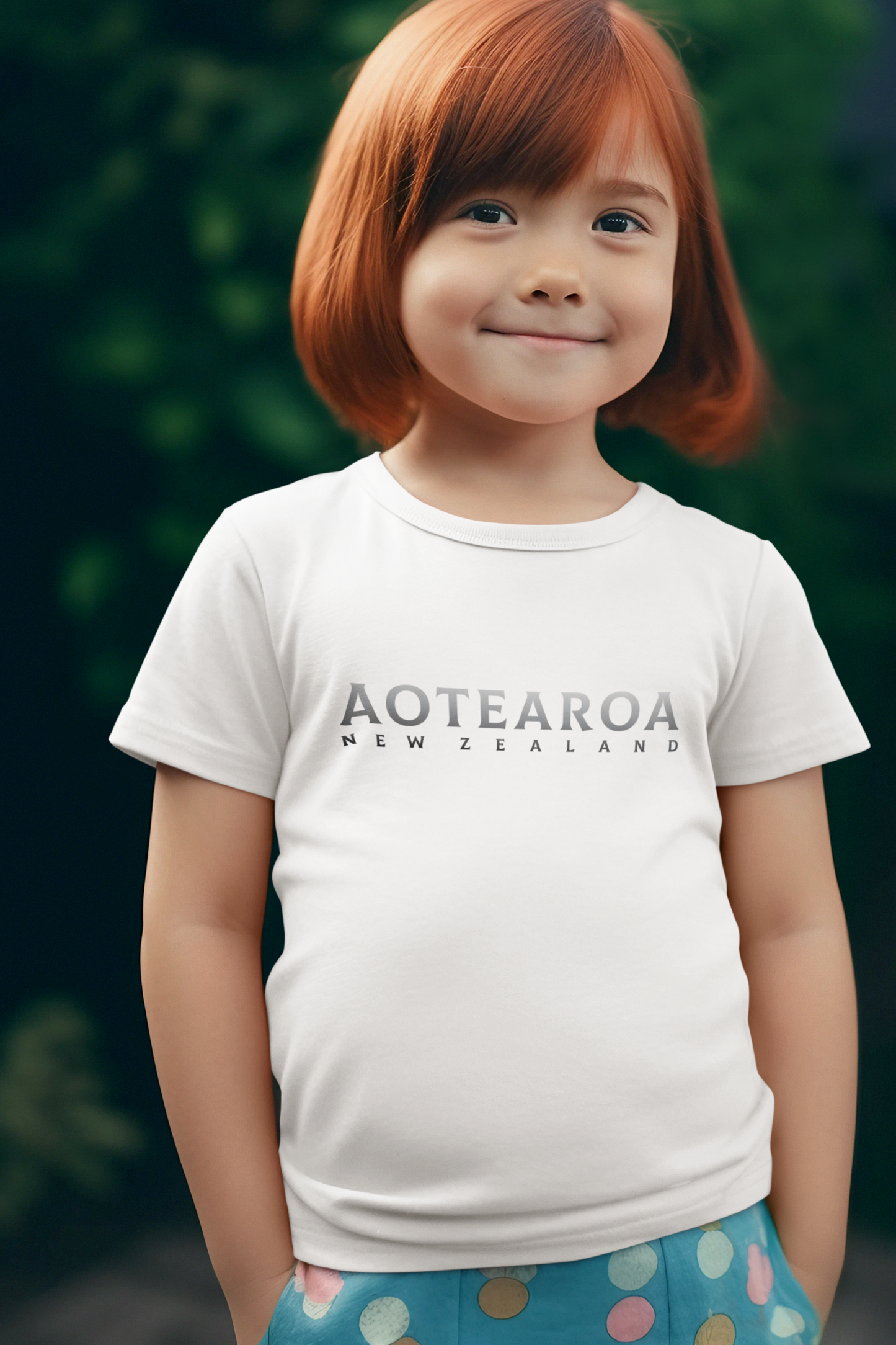 Aotearoa NZ (silver) - Kids Tee