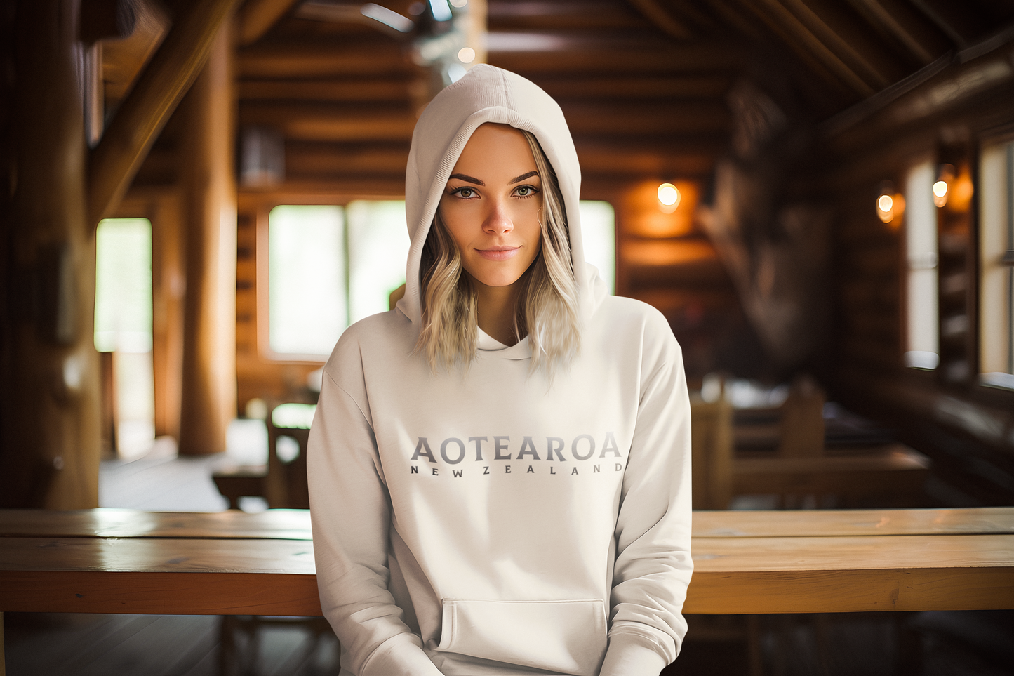 Aotearoa NZ (silver) - Adult Hoodie