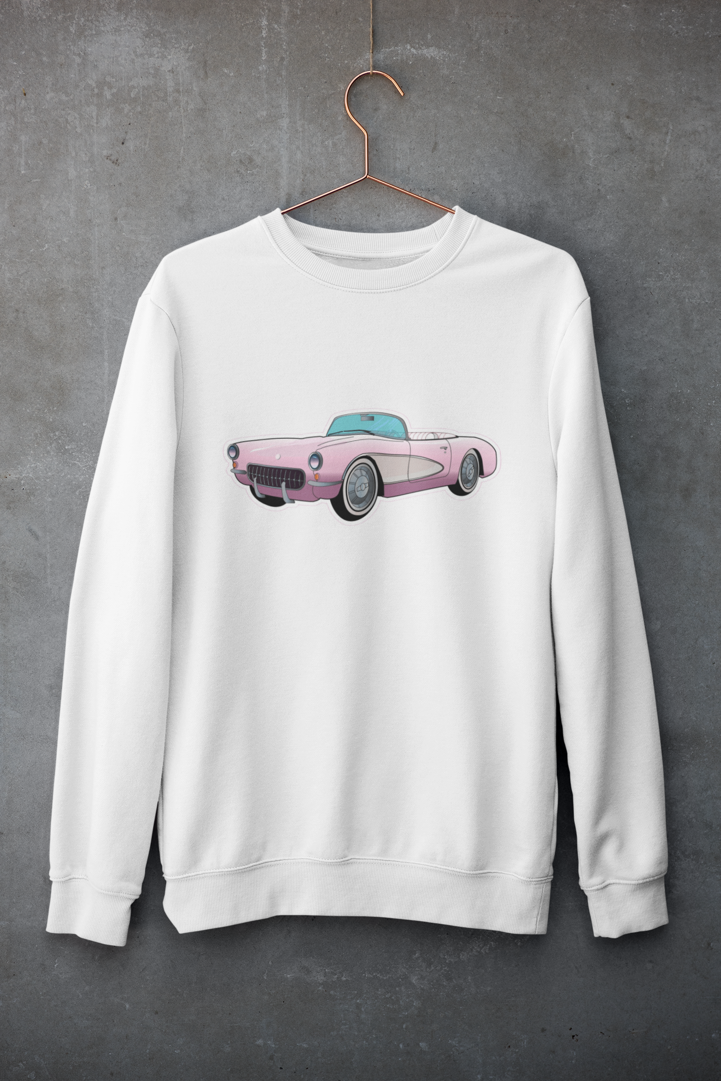 Pink Corvette - Sweatshirt