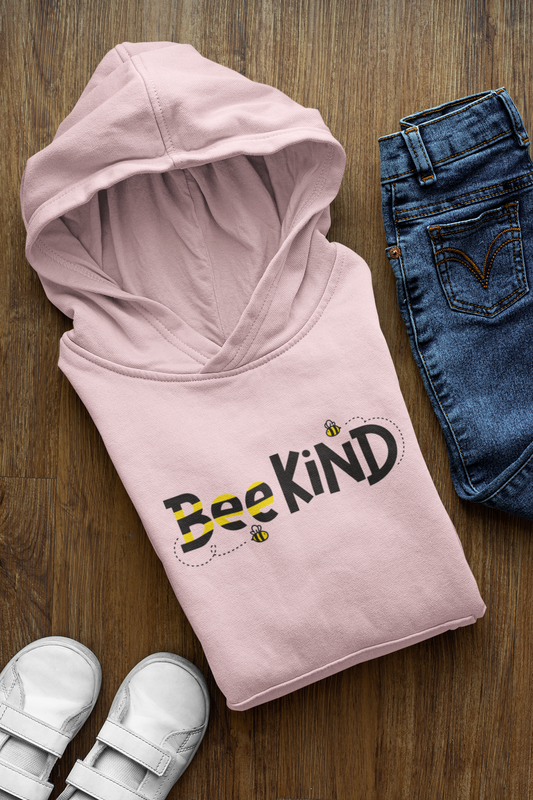 PINK T-SHIRT DAY - BEE KIND - CHILDRENS HOODIE