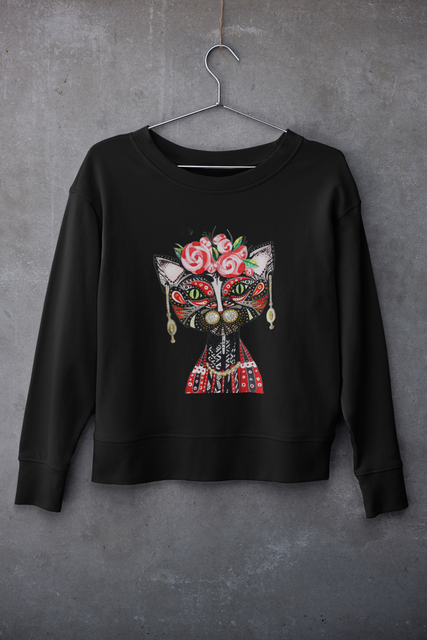 Frida K - Gato Estilo - Adult Crewneck