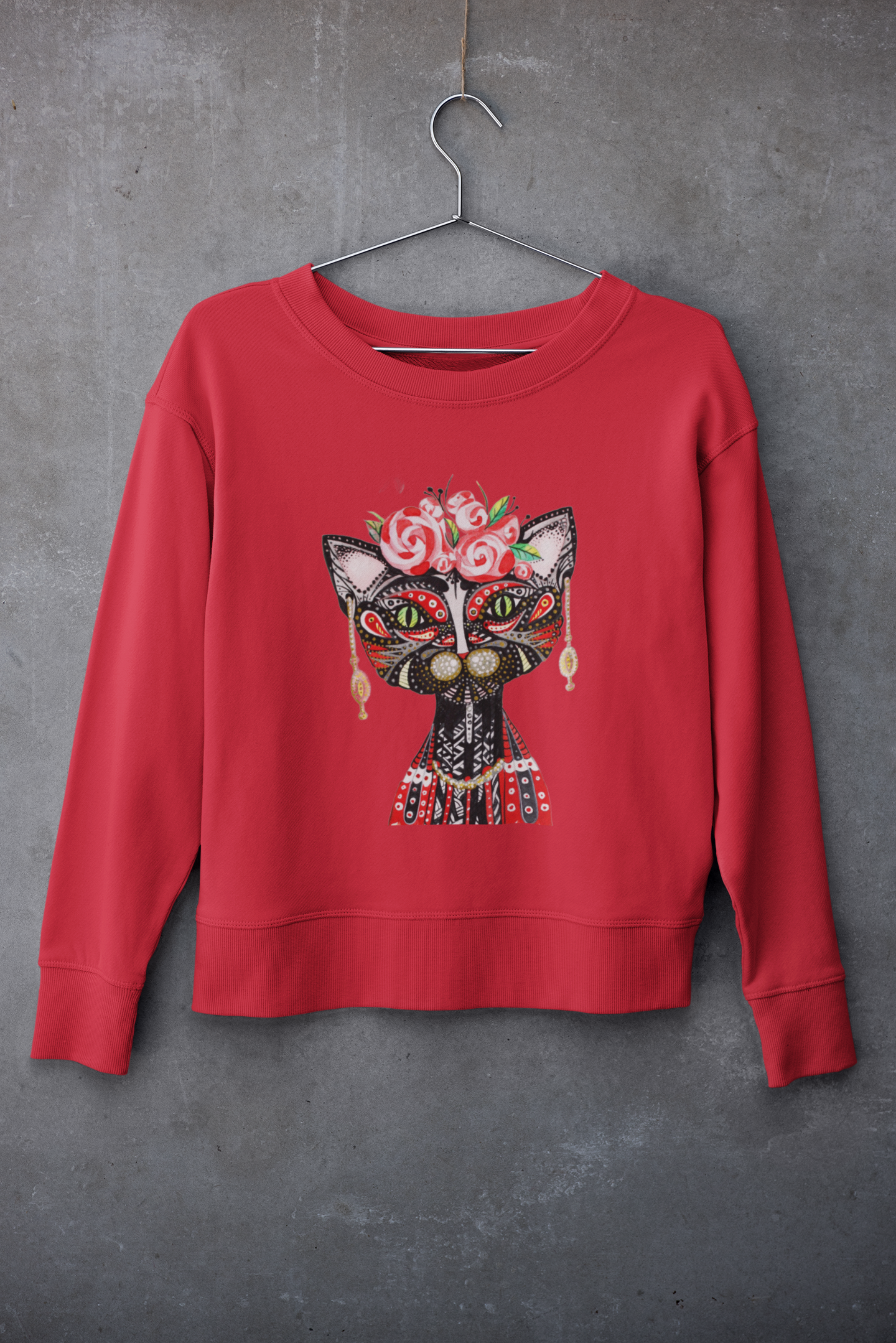 Frida K - Gato Estilo - Adult Crewneck
