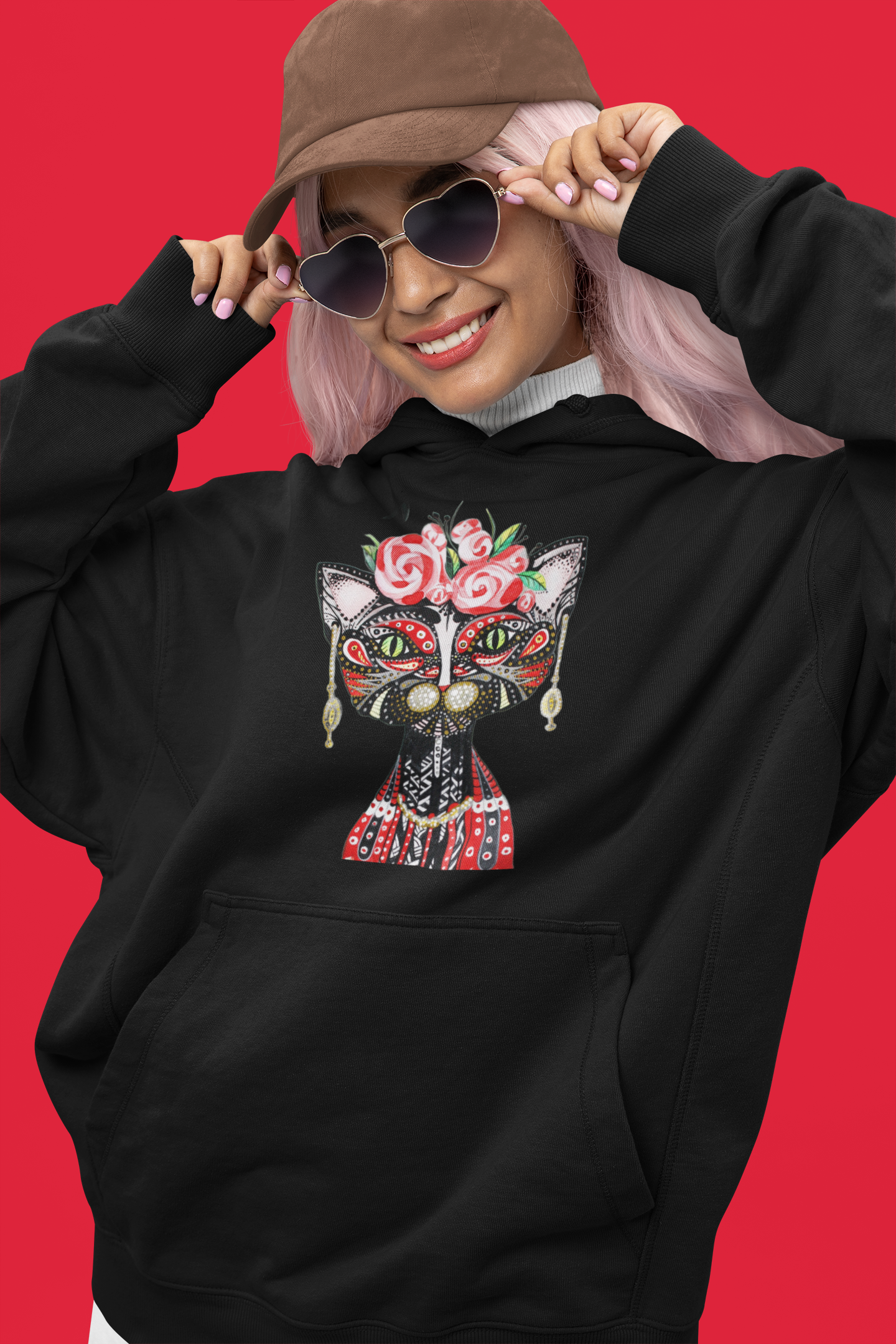 Frida K - Gato Estilo - Hoodie