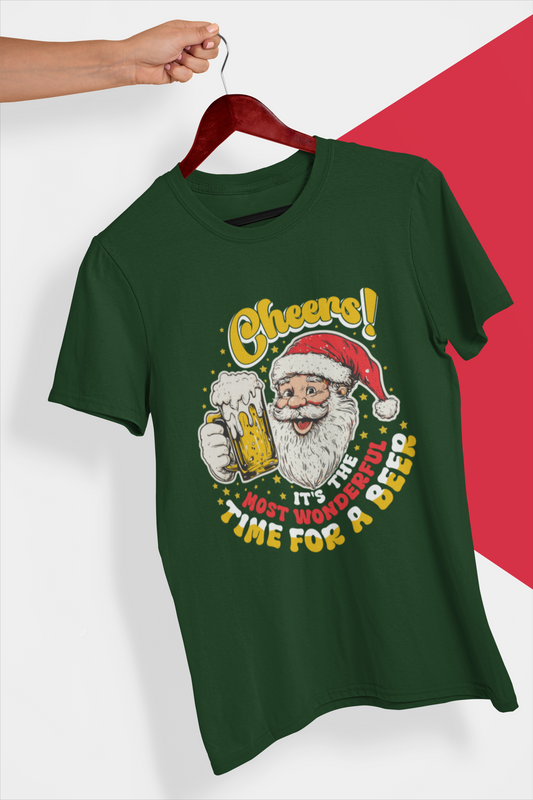 Cheers! Its The Most Wonderful Time For A Beer - Adult Tee