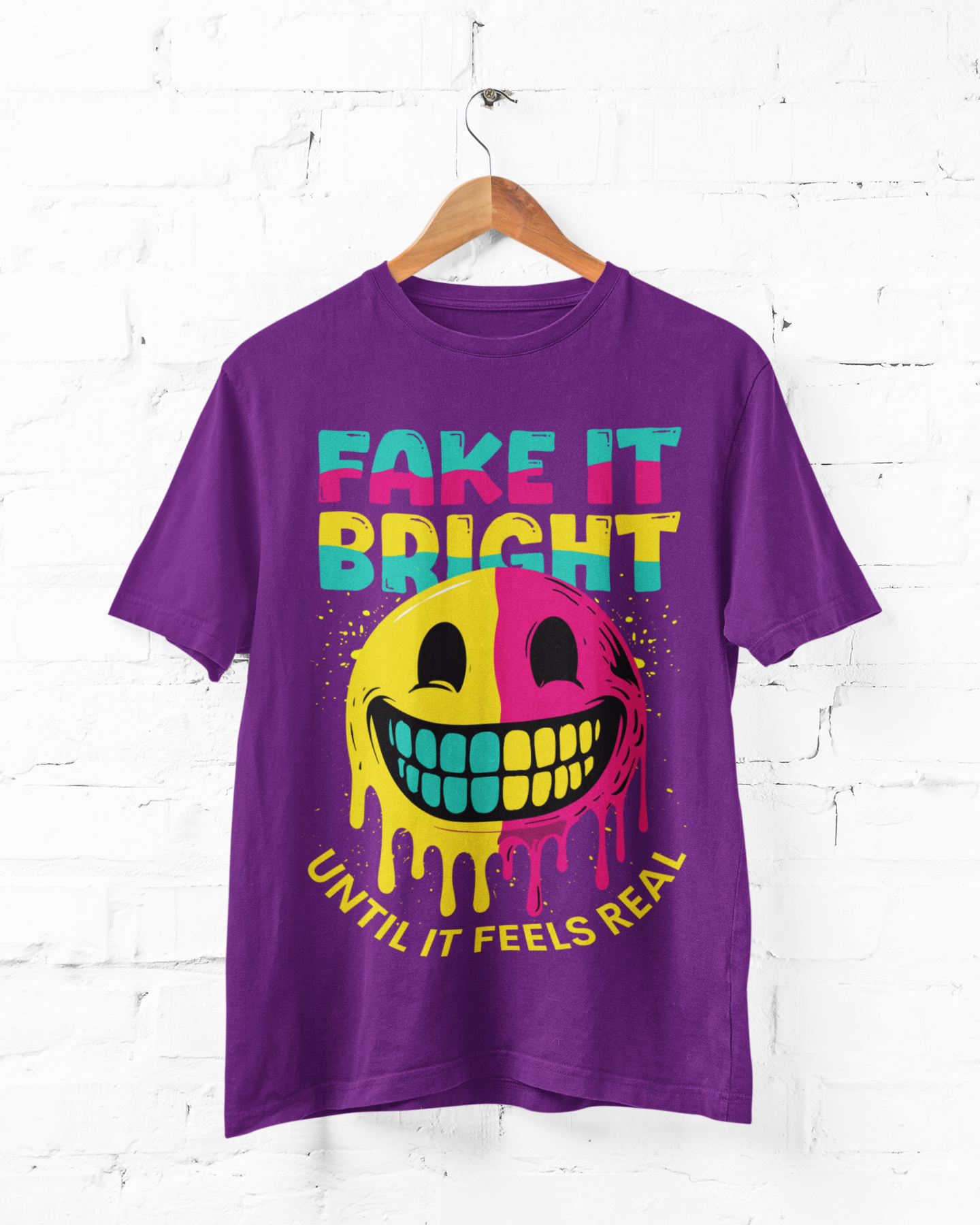 FAKE IT BRIGHT - ADULT TEE