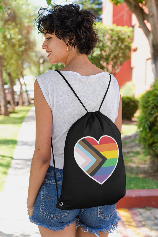 Gear Bag - Progressive Pride Heart