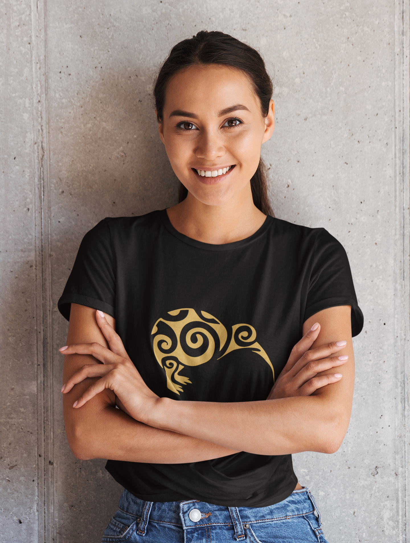 Simply A Kiwi - Gold - Adult Tee