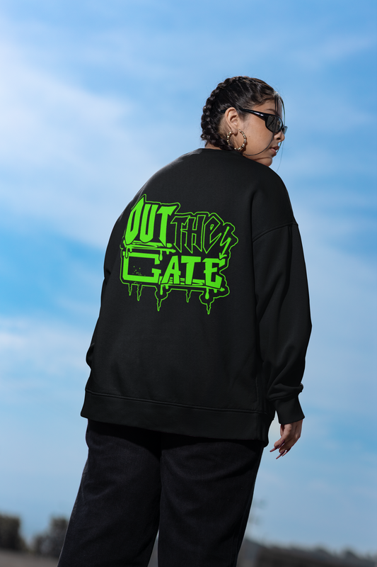 OTG STREETWEAR - GREEN - HEAVY CREWNECK