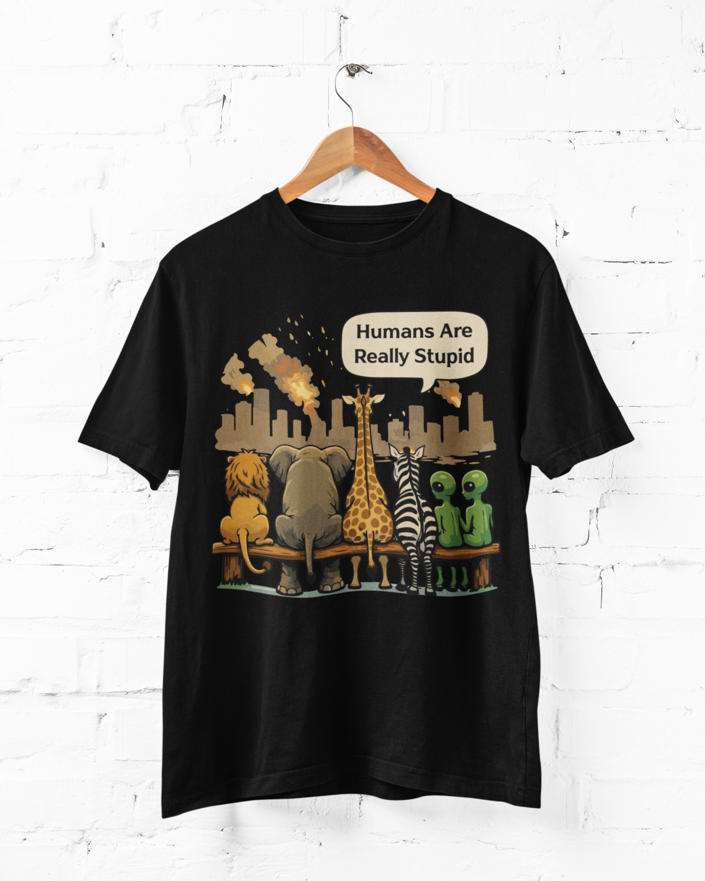 HUMANS ARE REALLY STUPID - ADULT TEE