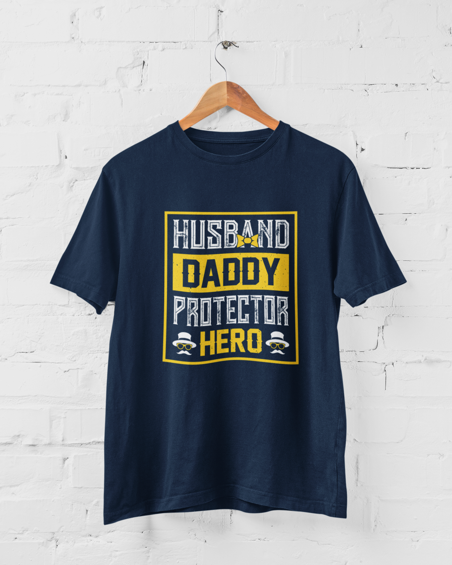 HUSBAND, DADDY, PROTECTOR, HERO - ADULT TEE