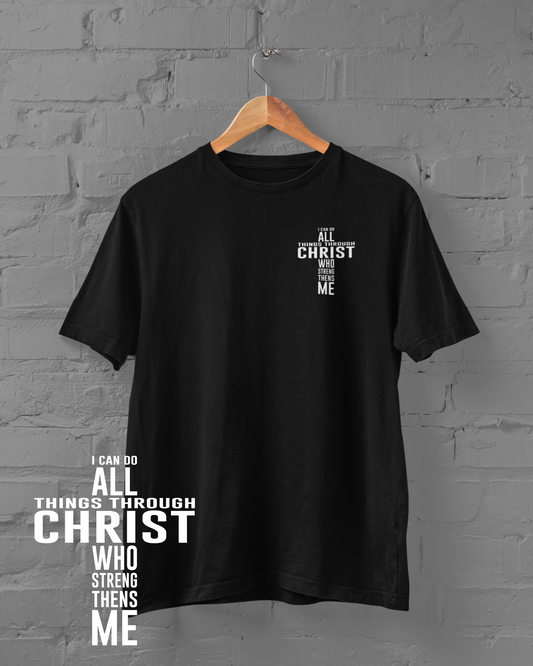 Everything Through Christ - Badge - Adult Tee