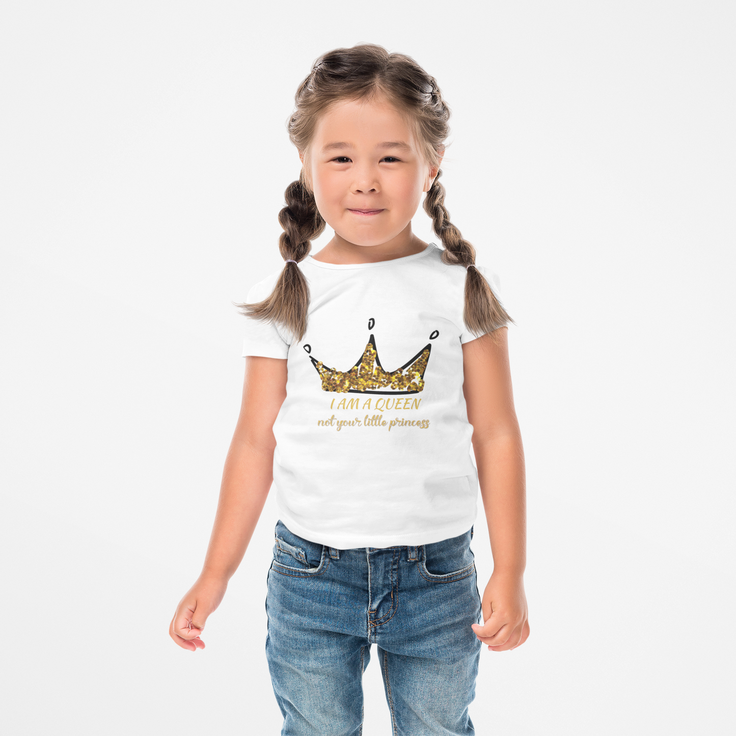 I Am A Queen, Not Your Princess - Kids Tee
