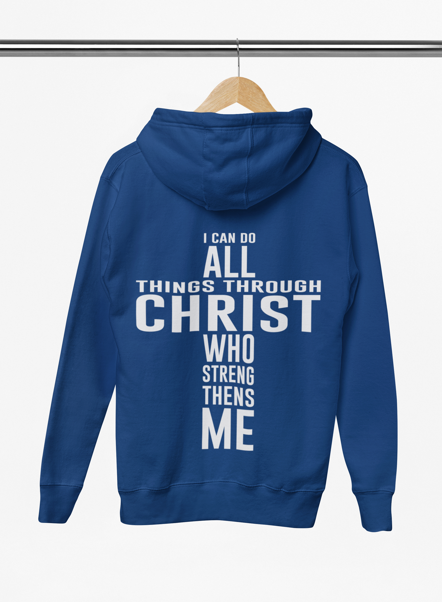 I DO ALL THINGS THROUGH CHRIST - ADULT HOODIE