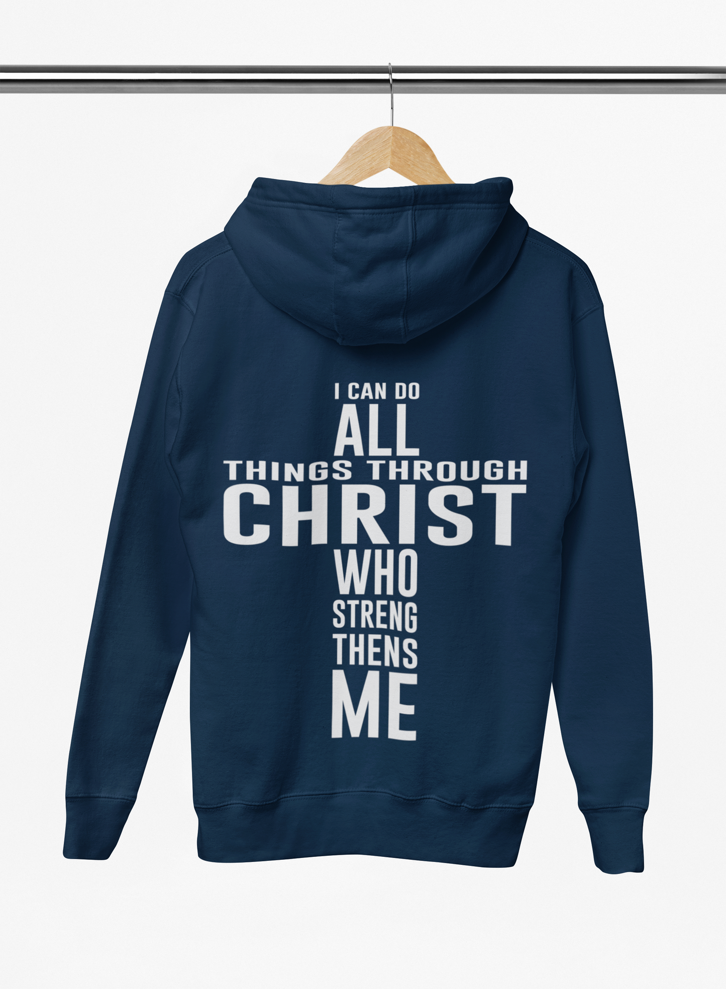 I DO ALL THINGS THROUGH CHRIST - ADULT HOODIE
