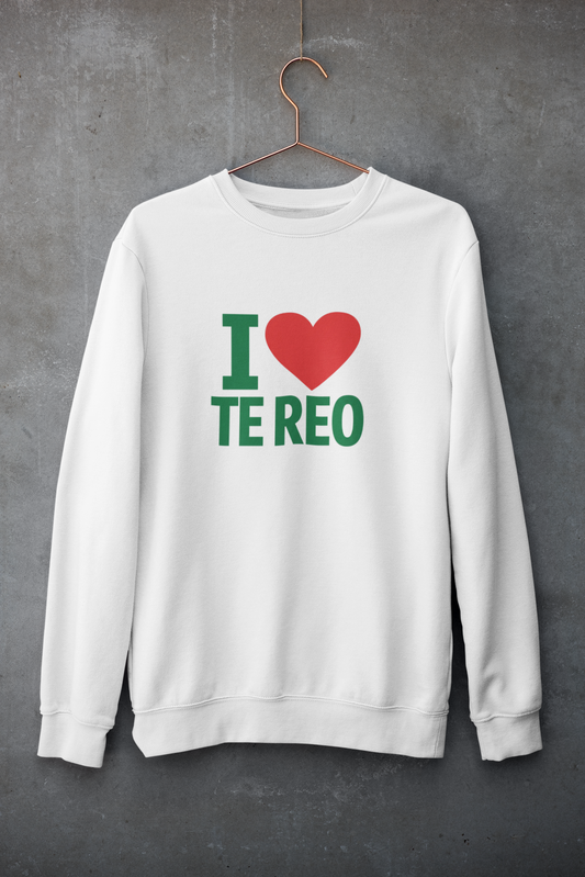 I ❤️ TE REO - ADULT CREWNECK