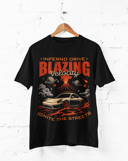BLAZING VELOCITY - ADULT TEE