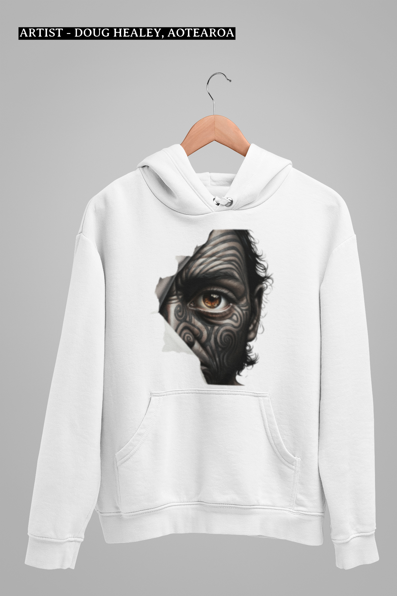 Doug Healey Artist - Intricate Eye - Adult Midweight Hoodie