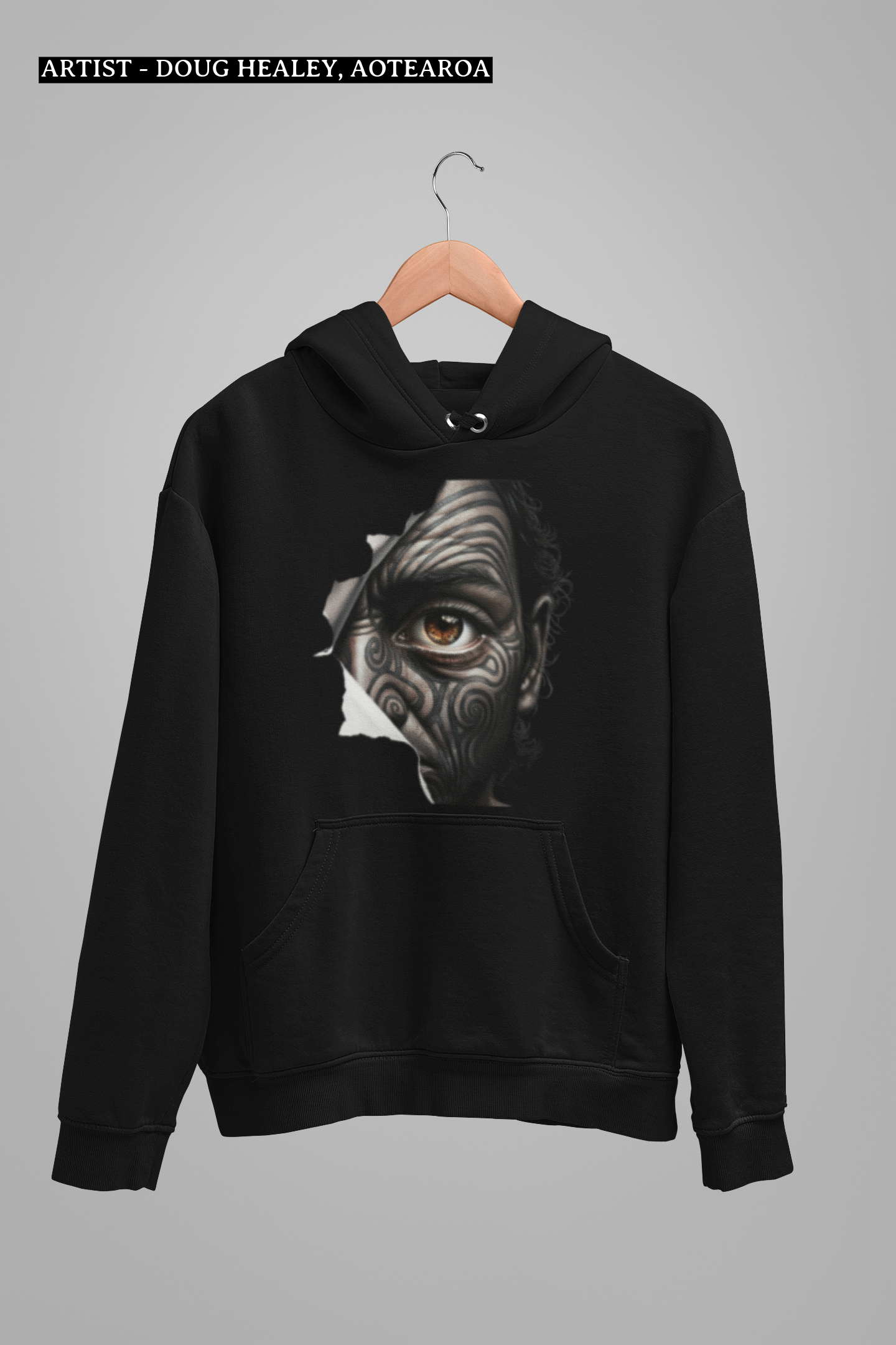 Doug Healey Artist - Intricate Eye - Adult Midweight Hoodie