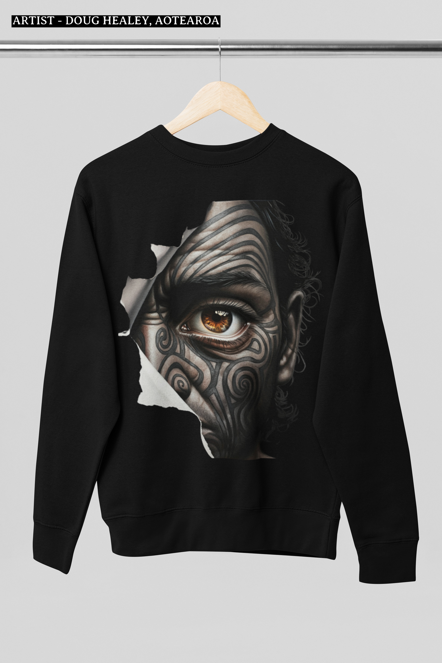 Artist - Doug Healey - Intricate Eye - Mid-weight Crewneck